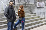 Adam Karadec (Mehdi Nebbou, l.); Morgane Alvaro (Audrey Fleurot, r.)