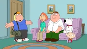 (v.l.n.r.) Chris Griffin; Lois Griffin; Peter Griffin; Brian Griffin; Stewie Griffin