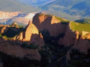 Las Médulas, Spanien: ehemalige Goldmine der Römer.