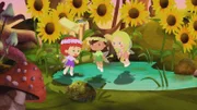 Zoé, Tanja, Carla und QuackQuack erleben ein Abenteuer als Elfen.