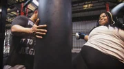 Ashley at the gym.