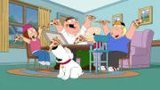 (v.l.n.r.) Meg Griffin; Brian Griffin; Peter Griffin; Stewie Griffin; Chris Griffin