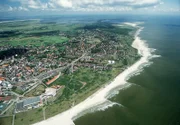 Insel Borkum: schöne weiße Strände.