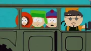 L-R: Kenny, Kyle, Stan, Ned