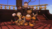 Pirat Garfield und seine Crew