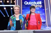 Die Kandidatinnen des Teams "Jägerinnen": Die Korrektorin und Jägerin bei "Gefragt-Gejagt", Adriane Rickel (l.) und die Lektorin und ebenfalls Jägerin bei "Gefragt-Gejagt", Annegret Schenkel (r.).