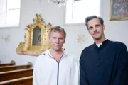 L-R: Robert Stadlober, The priest (Max von Thun)