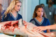 (v.li.): Fiona Gubelmann (Dr. Morgan Reznick), Antonia Thomas (Dr. Claire Browne).