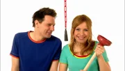 Tanja und André erklären, was man mit diesem merkwürdigen Gegenstand macht.