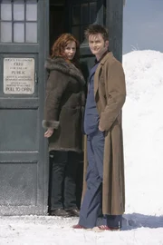 Doctor Who (David Tennant) mit Donna Noble (Catherine Tate)