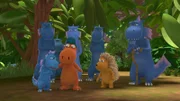 Der kleine Wasserdrache Wokki ist verzweifelt. Sein Haustier, der Glücksfisch, wurde gestohlen.