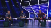 V.l.: Elton, Tim Mälzer, Konssi und Maria Clahsen im Quadrell