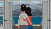Bob (l.) und Linda (r.) hoffen auf eine schöne, entspannte Zeit am Meer, doch ein Sturm sorgt für Angst und Schrecken.