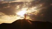 Jesus erschien auf dem Hügel