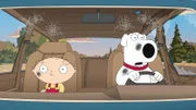 Stewie Griffin (l.); Brian Griffin (r.)
