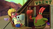 L-R: Missy Upturn, Pearl, Mr. Krabs