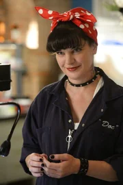 Kann Abby (Pauley Perrette) Hinweise auf den Täter des aktuellen Falles finden?