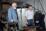 Sepp Forcher bei Glasbläser Zalto.