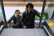 Roy Trenneman (Chris O'Dowd, l.); Maurice Moss (Richard Ayoade, r.)