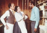 Nels Oleson und seine Frau Harriet sind von Sams Tischlerarbeiten begeistert.