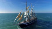Die "Belem" wurde als Frachtschiff 1896 in Nantes erbaut und diente später als italienisches Segelschulschiff. Heute fährt sie wieder unter französischer Flagge.