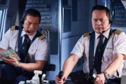 TORONTO - RE-ENACTMENT - F.O. Gunawan (played by Minh Le) begins to walk the Captain Rozaq (played by Leon Aureus) through the emergency procedure.(photo credit:  Cineflix/Steven Lungley)