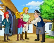 "Bibi und Tina", "Die Pferde sind krank." Amadeus und Maharadscha sind krank! Tierarzt Dr. Robert Eichhorn stellt fest, dass sich die Pferde vergiftet haben! Um das richtige Gegenmittel zu finden, müssen Bibi und Tina herausbekommen, was Amadeus und Maharadscha Falsches zu sich genommen haben. Sie haben wenig Zeit, denn ihren Pferden geht es sehr schlecht.