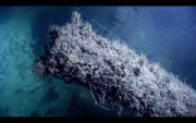 Diving footage is of Innes and the team diving the wreck of U480.