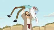 Jesus Christ (unten), Rick Sanchez (oben)
