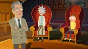 v.li.: Joseph Campbell, Rick Sanchez, Morty Smith