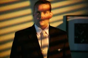 RE-CREATION: Lubitz (played by T.J. Riley) fully dressed as a pilot.