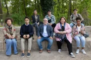 vlnR, hinten: Larissa, Nick, Mirco. Vordere Reihe: Schülerin, Keywan, Ralph, Ruth, Faheema.