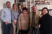 V.l.: Gastgeber Marius, Romina, Renate, Volker und Susanne