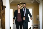 Maggie Bell (Missy Peregrym, l.); Omar Adom Zidan (Zeeko Zaki, r.)