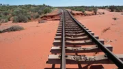 Überschwemmungsschäden in der Nähe von Tarcoola, Südaustralien. (Renegade Pictures/Steve Adcock)
