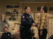 ACCORDING TO JIM - „The Best Man“ - Jim tries to convince his nervous friend, Danny (Dan Aykroyd), not to back out of his wedding plans with Laraine (Laraine Newman), on „According to Jim,“ TUESDAY, FEBRUARY 10 (9:00-9:30 p.m., ET), on the ABC Television Network. KIMBERLY WILLIAMS-PAISLEY, LARAINE NEWMAN, DAN AYKROYD, JIM BELUSHI