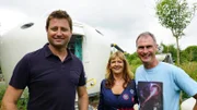 V.l.: Moderator George Clarke, Carol-Anne, Martin