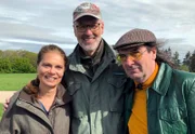 Die Wandergruppe: Köchin Sarah Wiener, Waldexperte Peter Wohlleben und Entertainer Guildo Horn.