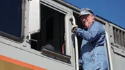 Chuck Erler wollte schon als Kind Lokführer werden, seit fünf Jahren hat er nun seinen Traumjob.