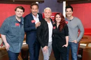 v. li.: Kai Kramosta, Lars Reichow, Guido Cantz, Tahnee Schaffarczyk und Alain Frei.