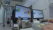 Gepäckscanner am Flughafen.