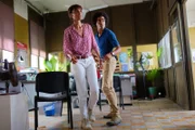 Mélissa Sainte-Rose (Sonia Rolland, l.); Aurélien Charlery (Julien Béramis, r.)