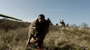 Ein Homo sapiens auf der Jagd.