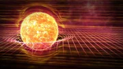 Raumzeit ist ein unsichtbares Feld. Sie formt und gestaltet die Materie zu Sternen und Planeten, und kontrolliert sogar den Fluss der Zeit.