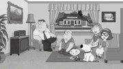 (v.l.n.r.) Peter Griffin; Chris Griffin; Stewie Griffin; Brian Griffin; Lois Griffin; Meg Griffin
