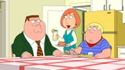 (v.l.n.r.) Peter Griffin; Lois Griffin; Chris Griffin