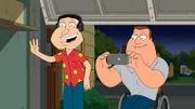 Glenn Quagmire (l.); Joe Swanson (r.)