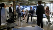 (v.l.n.r.) Danny James (Jaime Lee Kirchner); Dr. Jason Bull (Michael Weatherly); Chunk Palmer (Chris Jackson); Marissa Morgan (Geneva Carr); Benny Colón (Freddy Rodríguez); Cable McCrory (Annabelle Attanasio)