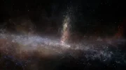 Der Sagittarius-Strom umkreist die galaktische Scheibe der Milchstraße mit einem spektakulären Schweif. Er besteht aus den Überresten einer Zwerggalaxie, die mit der Milchstraße kollidierte.