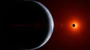 Trappist 1 wird noch Hunderte Milliarden Jahre am Himmel seiner Planeten leuchten. Rote Zwerge sind die langlebigsten Sterne im Universum.